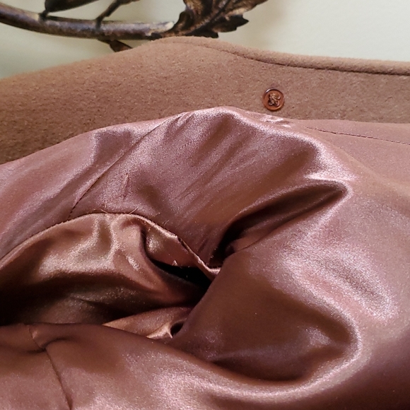 Like New PENDLETON Petite Wool Pea /Walking, Car Coat, Worn Once!, Camel/Tan 16P - Picture 8 of 16